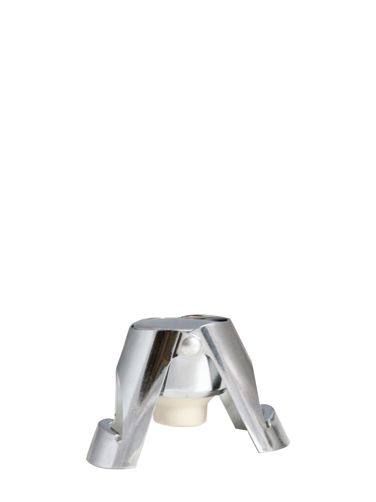 Chrome champagne cork, chrome steel