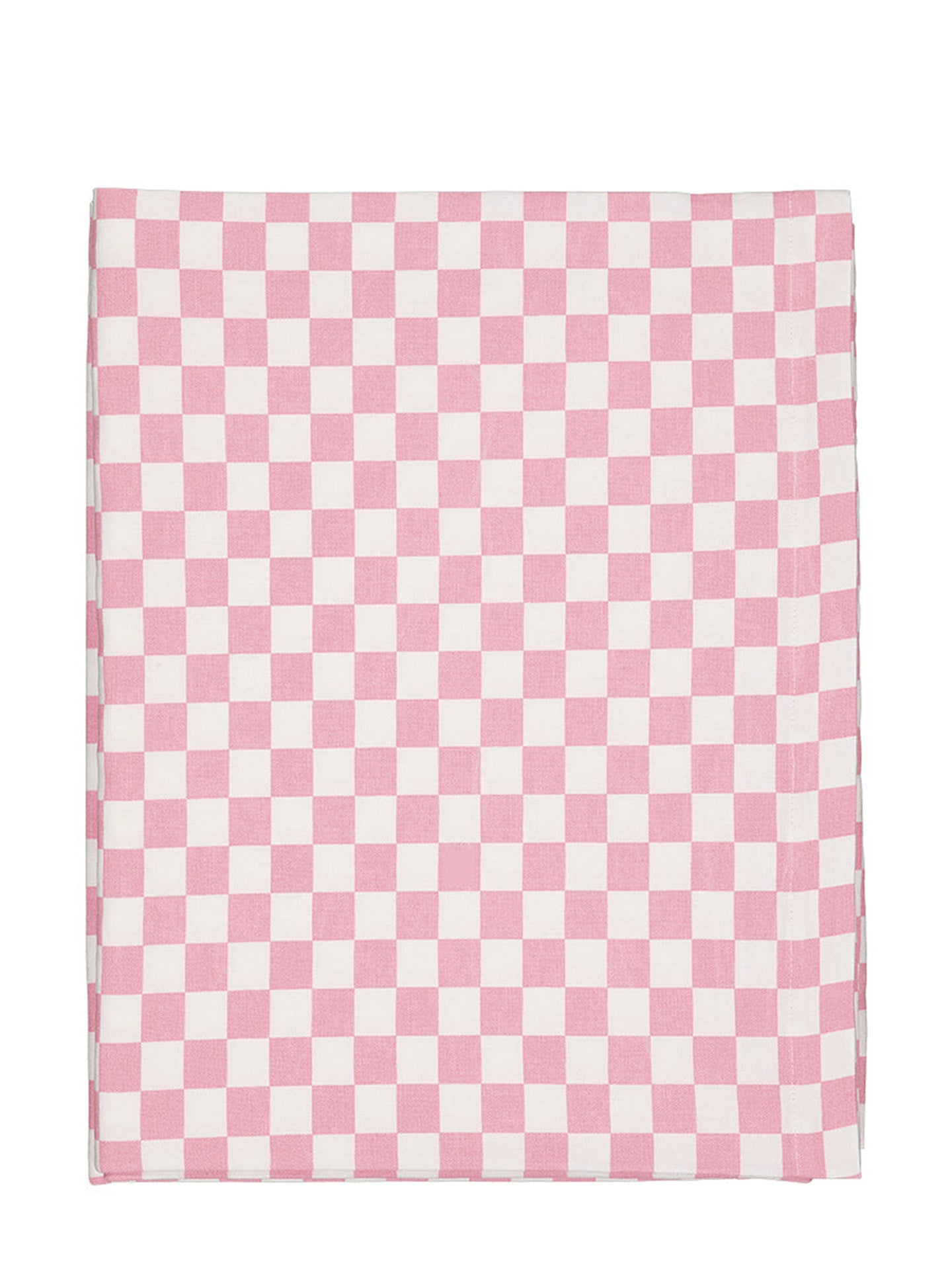 Tablecloth zoe checkerboard, strawberry pink