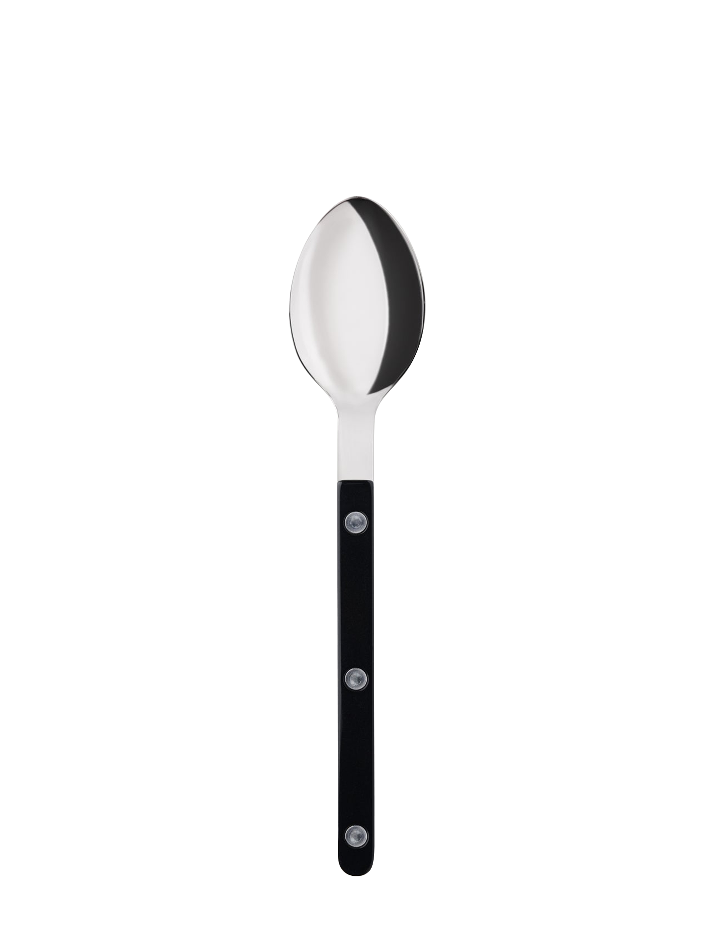 Bistrot dessert spoon, solid black
