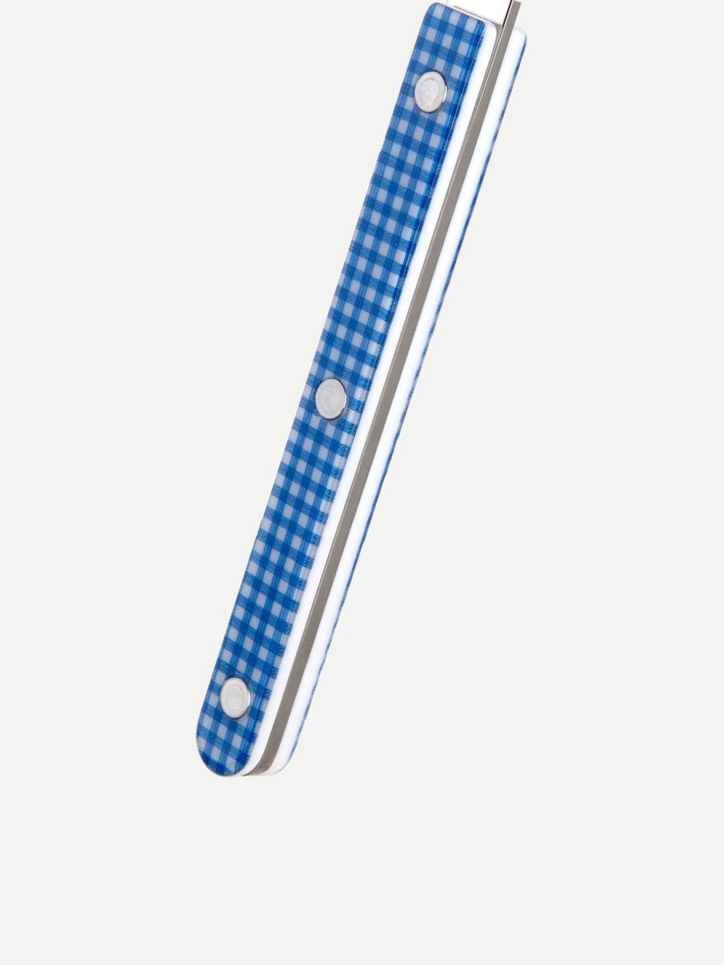 Bistrot gingham spreader, blue or red