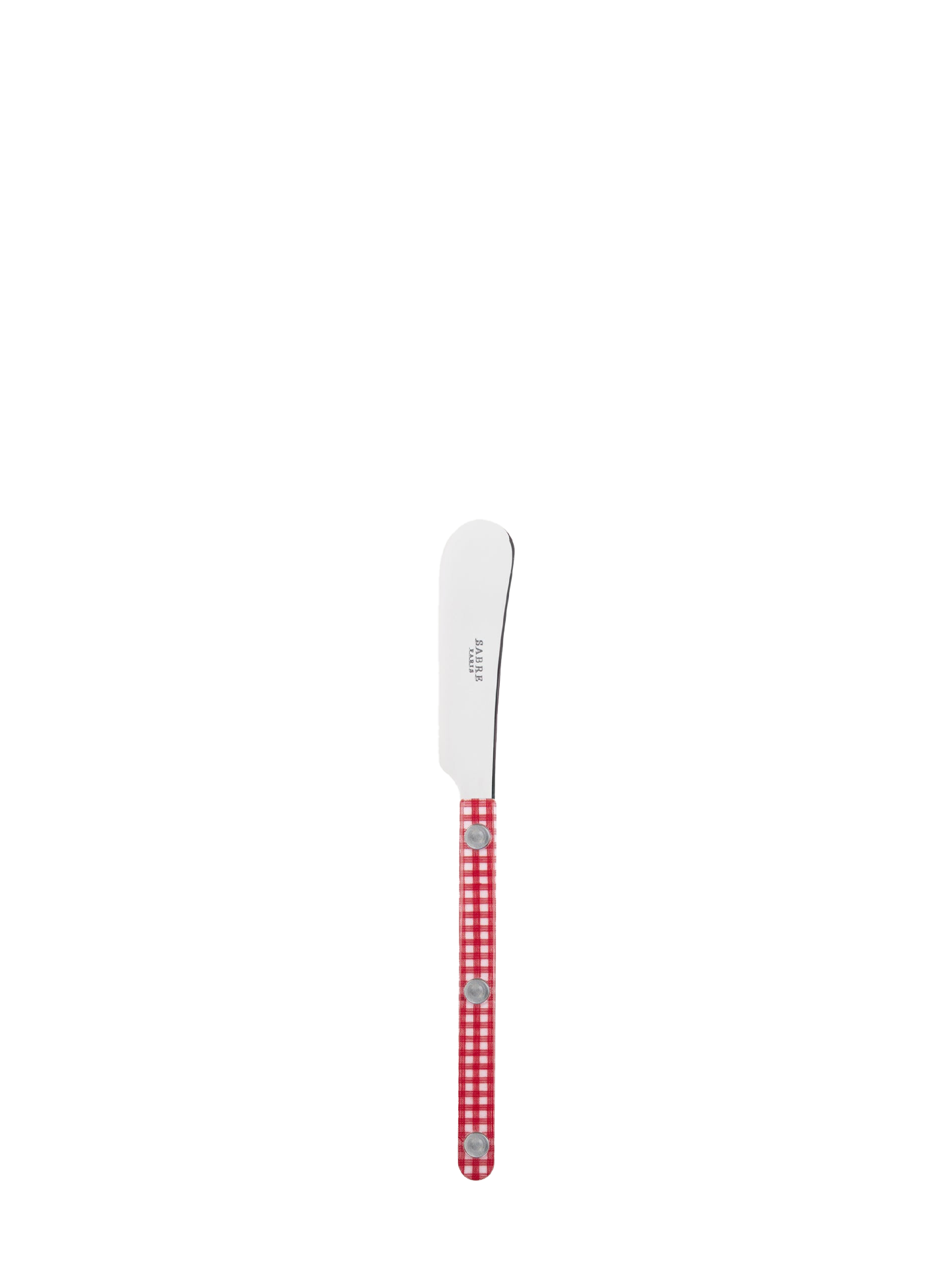 Bistrot gingham spreader, blue or red