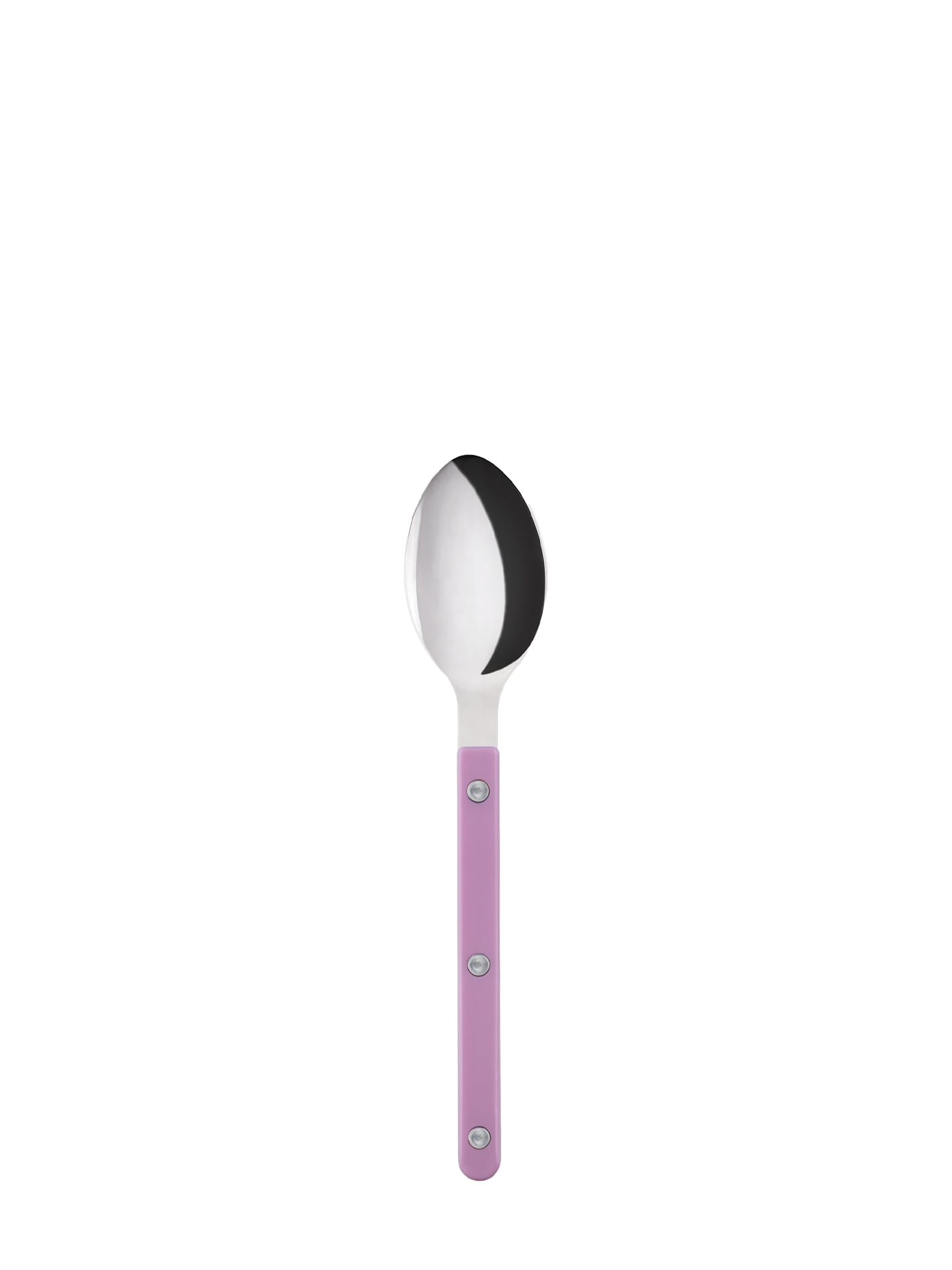 The cute pink tea spoon from the Bistrot collection is a new interpretation of the cutleries in the traditional Parisian cafés and bistros. Cute as a button, but utilitarian and minimalist otherwise, this little spoon will fit perfectly with contemporary looks adding just little spoonful of French chic.