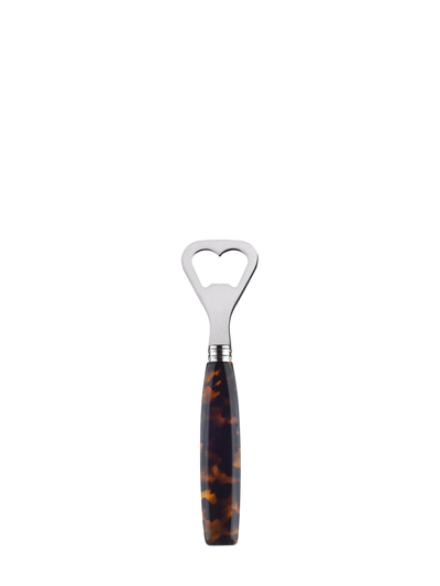 Djembe bottle opener, faux tortoise