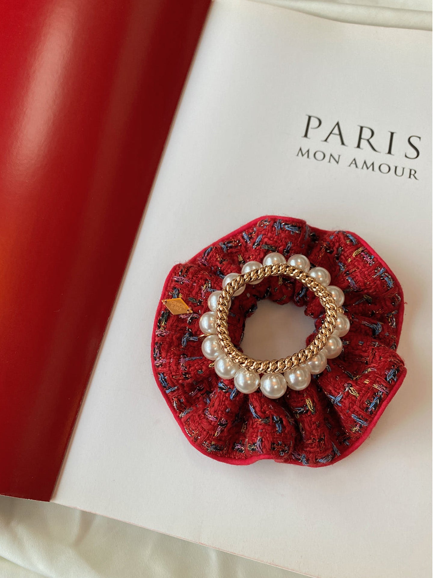 Bichou shell hair tie bracelet