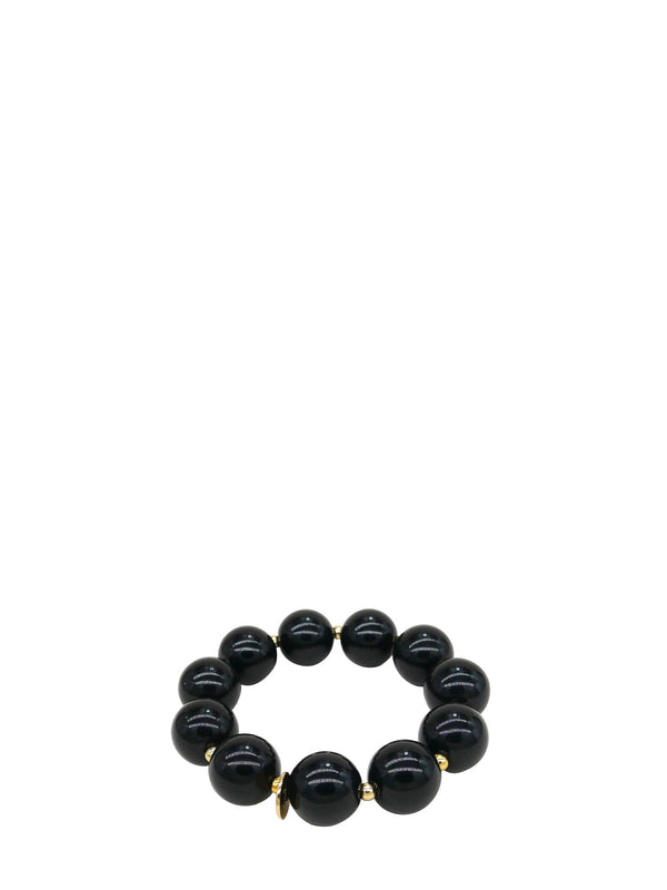 Round coloured pearl hair tie bracelets, 9 colours