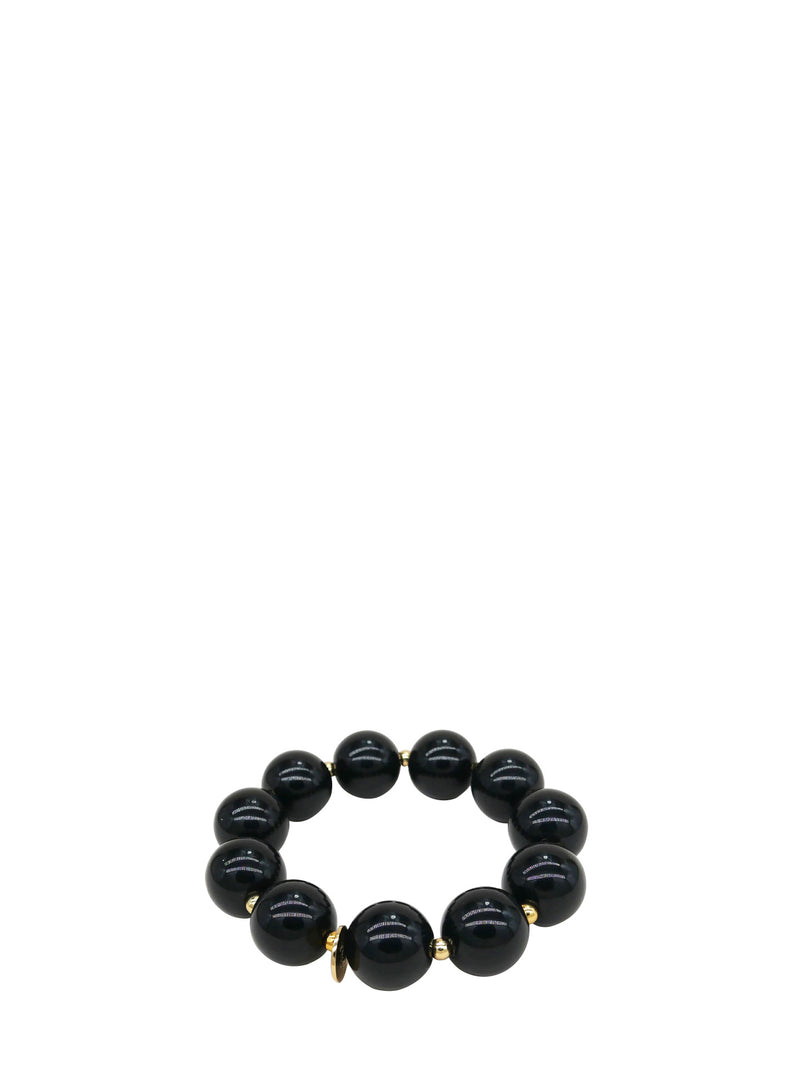 Round coloured pearl hair tie bracelets, 9 colours