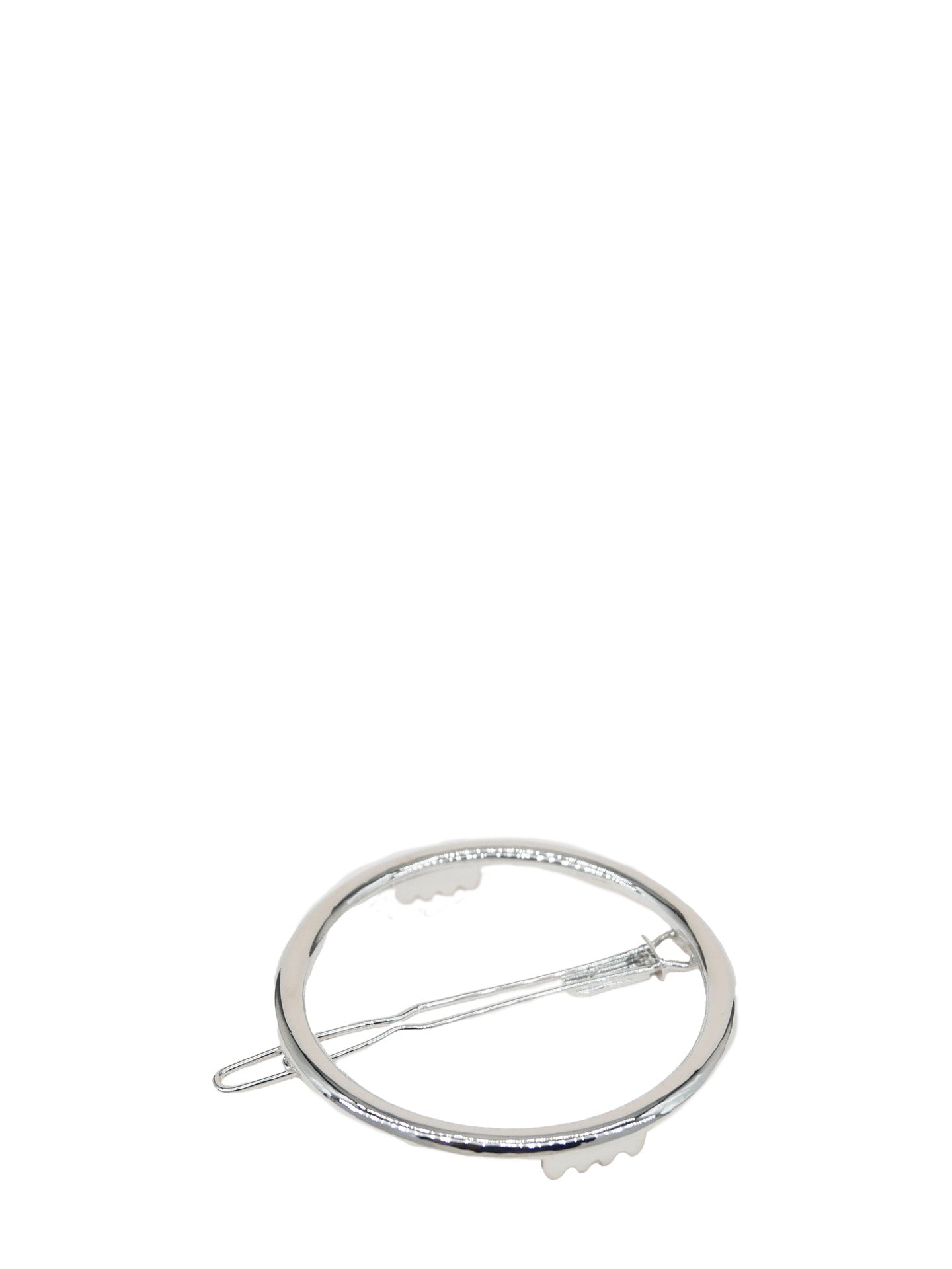 Alice round hair clip (5 cm), gold or silver