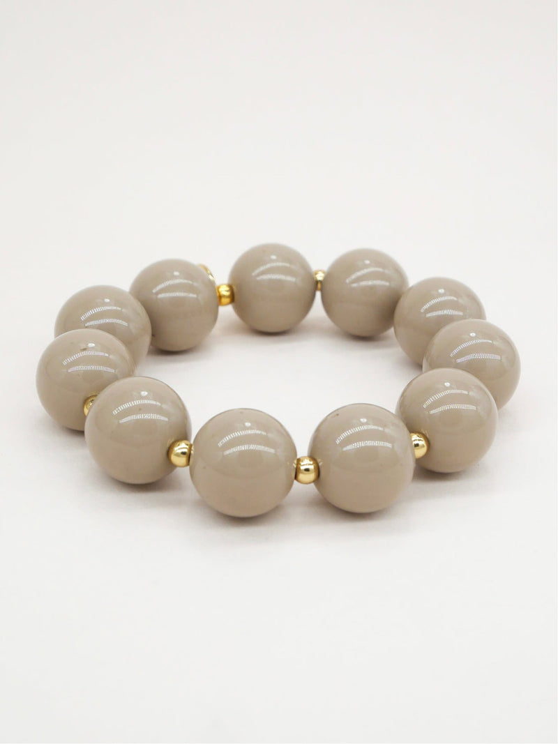 Round coloured pearl hair tie bracelets, 9 colours