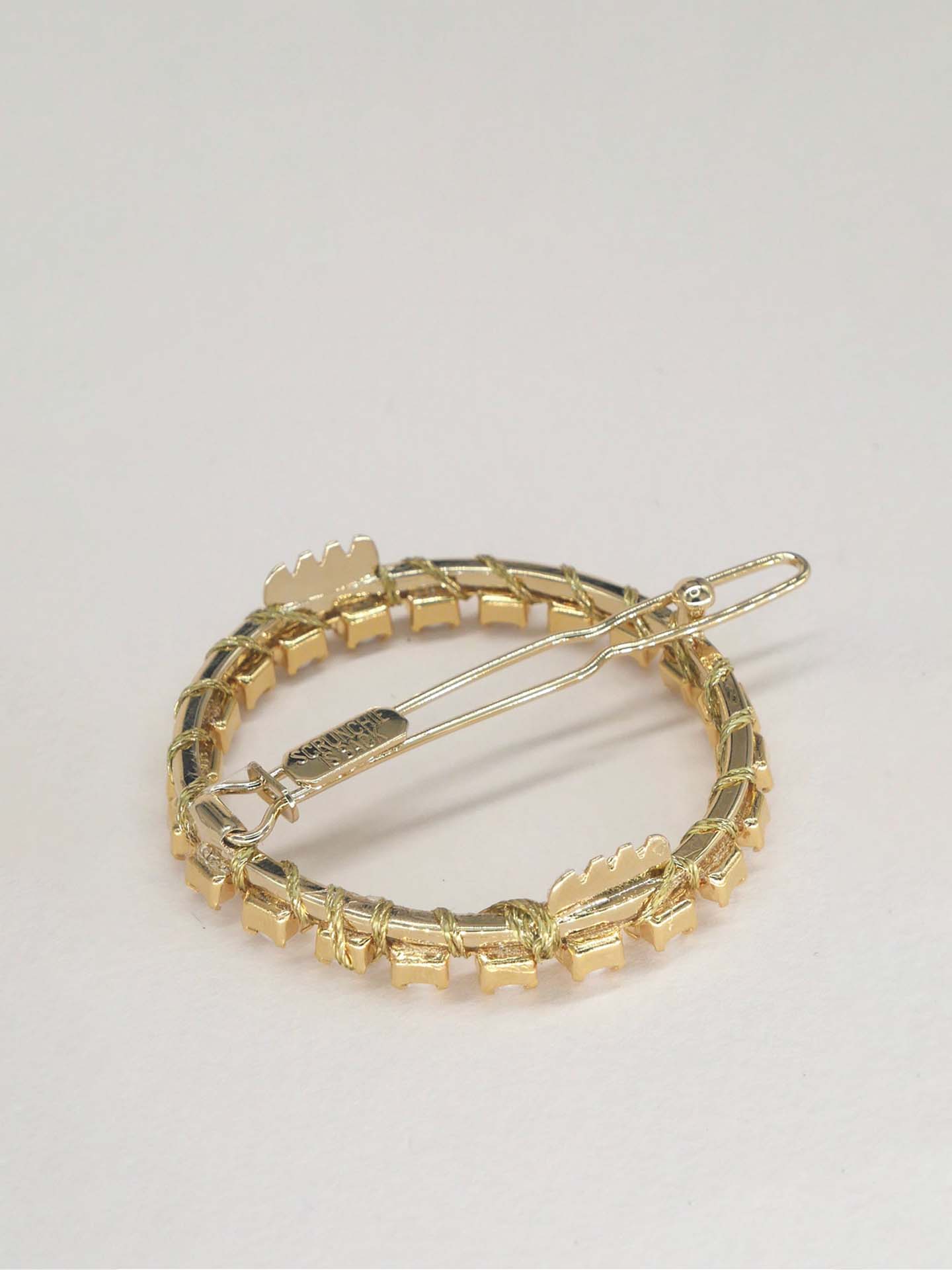 Tabata pearl round hair clip