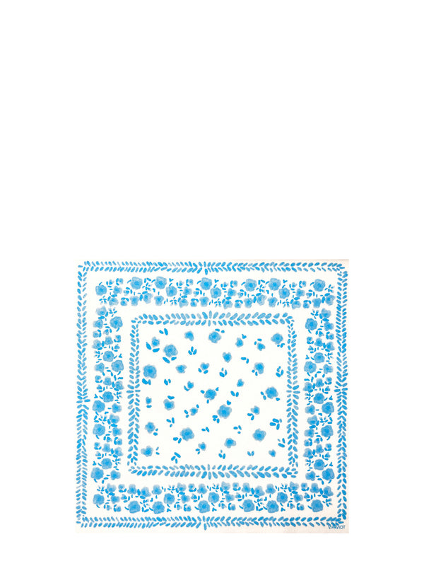 Bandana dinner napkins, blue (40 x 40cm)