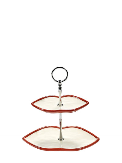 Lips 2-tier cake stand (23,5cm)