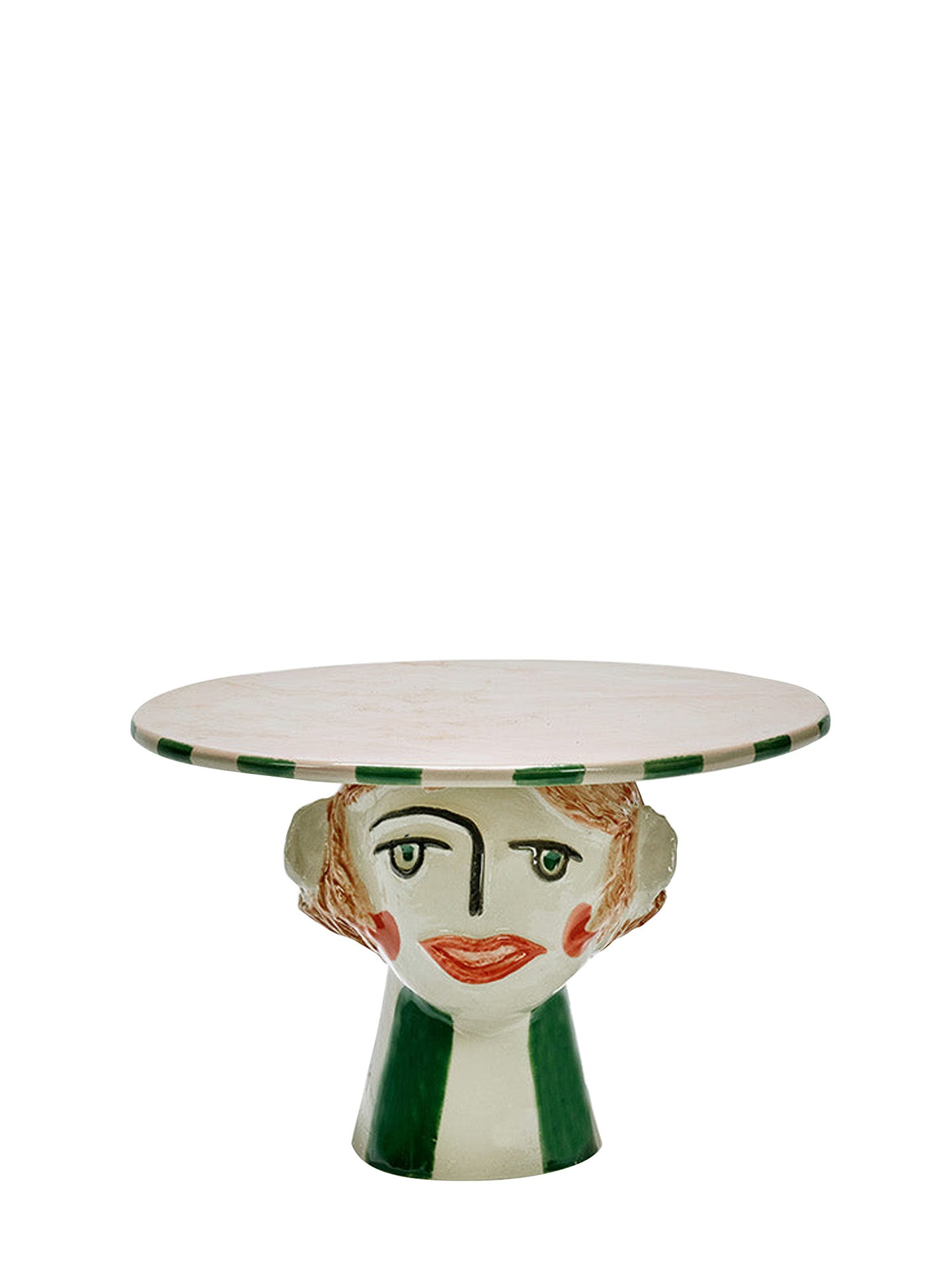 Head cake stand Tarte de Bobonne M, green-multi