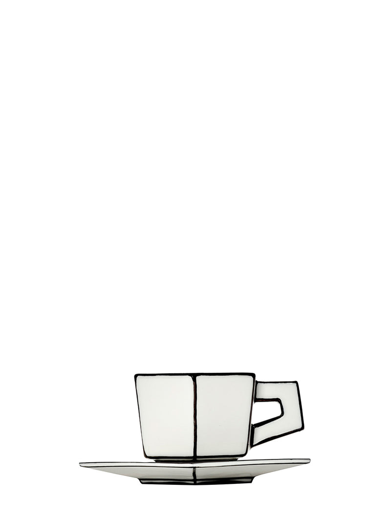 Carte Blanche espresso cup and saucer