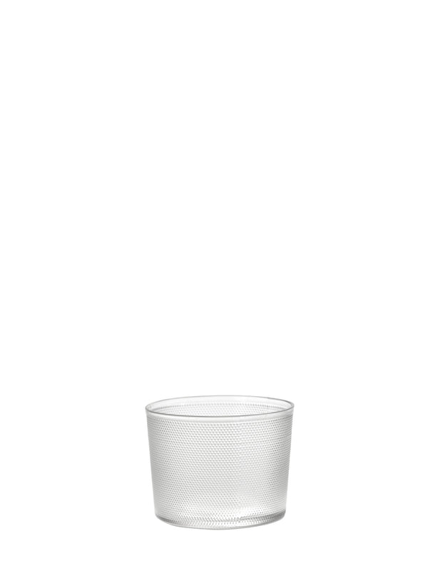 Small frosted water glass, La Nouvelle table by Merci