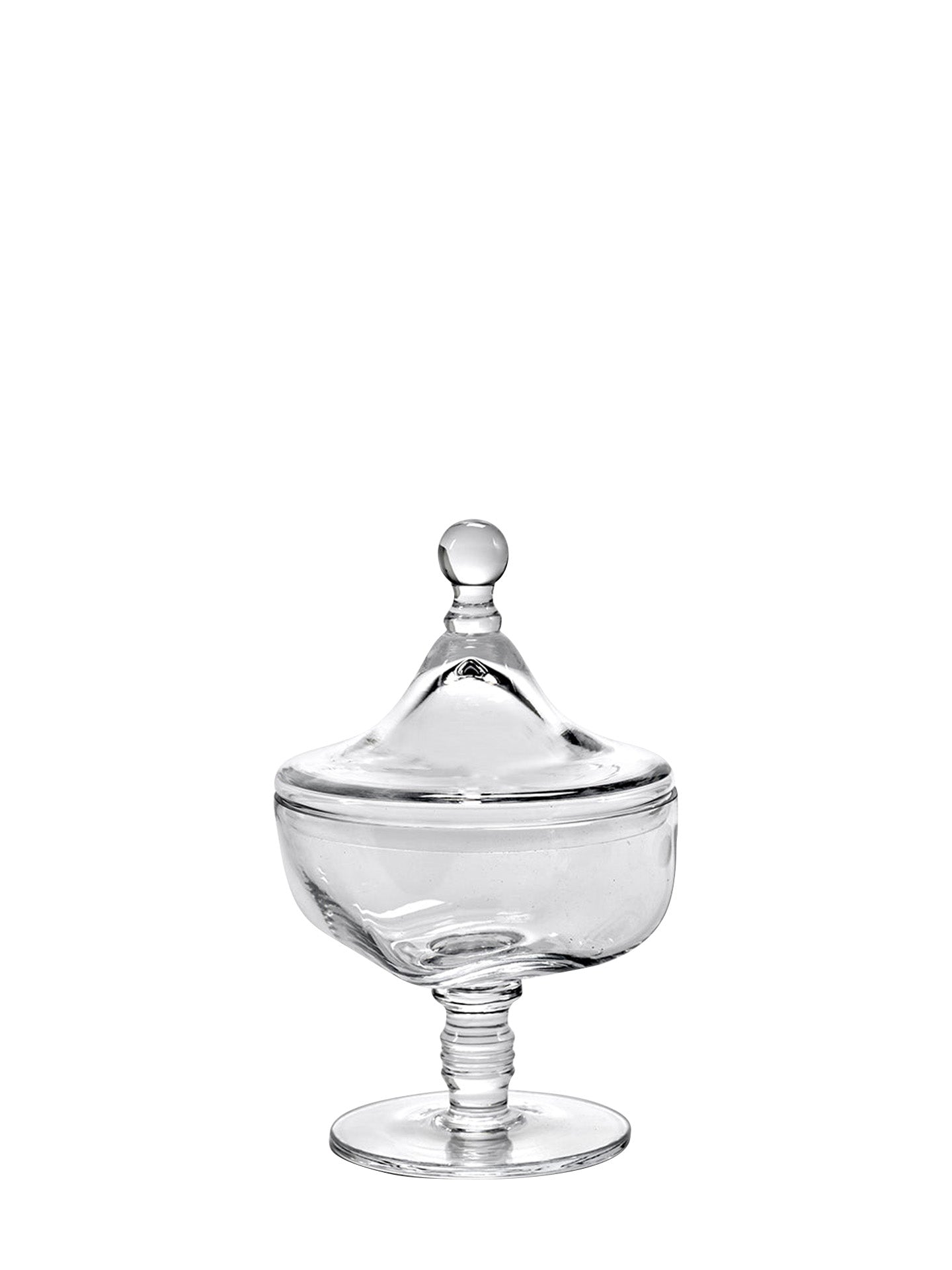 Josephine small treat jar w/ lid N°02, clear (Kris Van Assche)