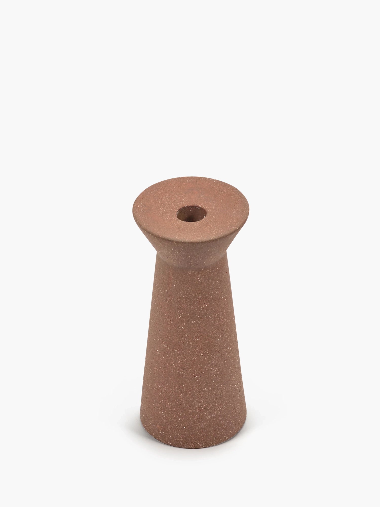 Marie-Ann Candle Holder L, red/brown (21,5cm)