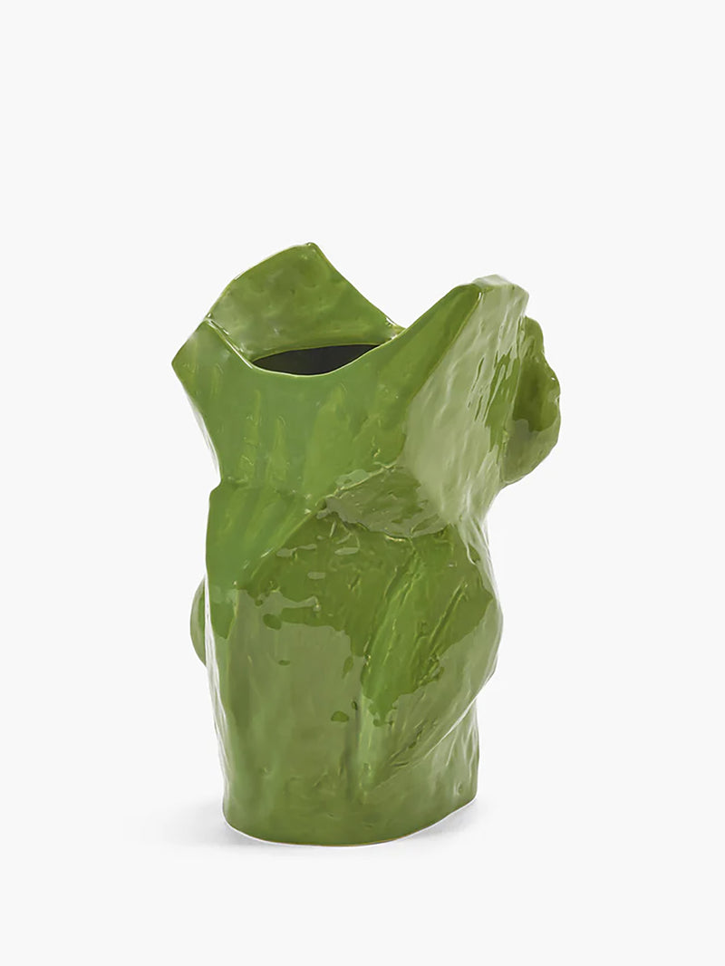 Owl vase, green (30cm)