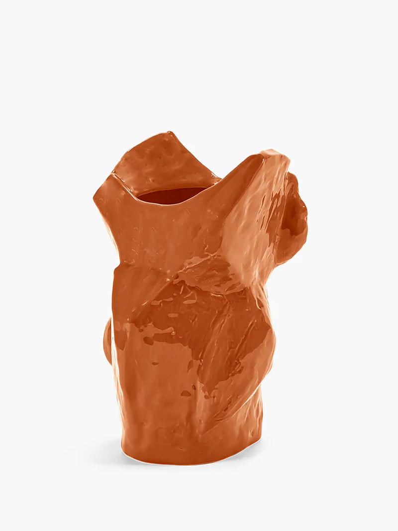 Owl vase, orange (30cm)