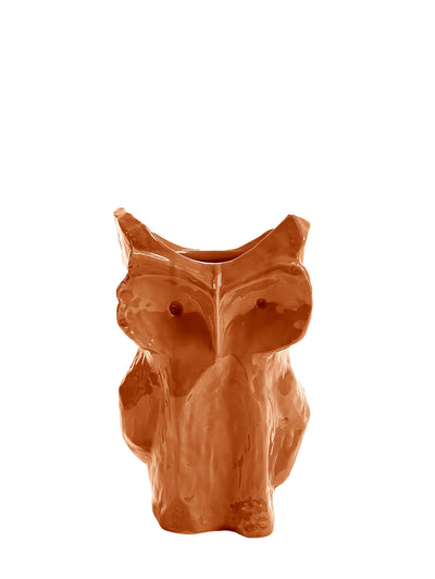 Owl vase, orange (30cm)