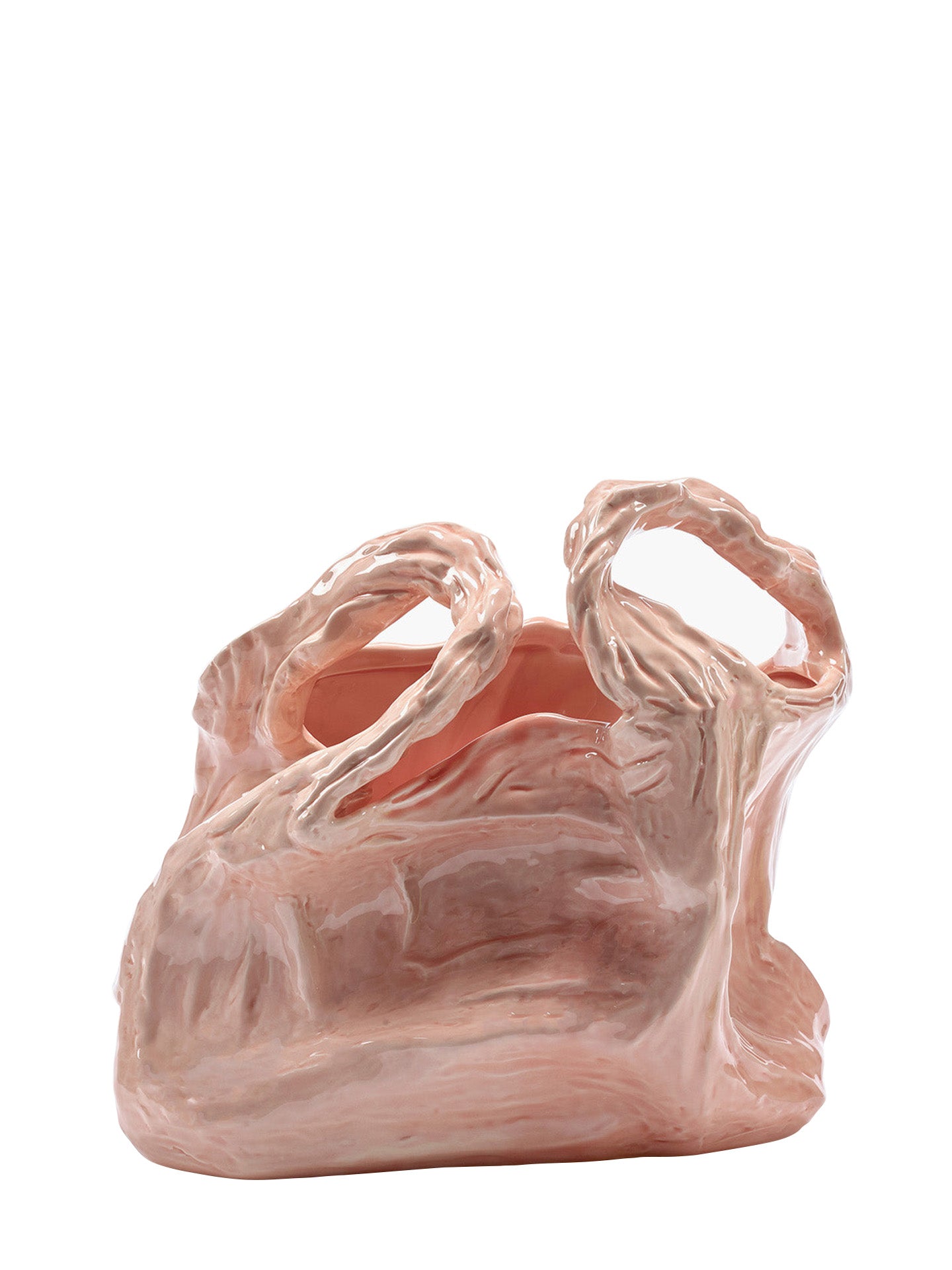 Gala large ceramic vase, pink