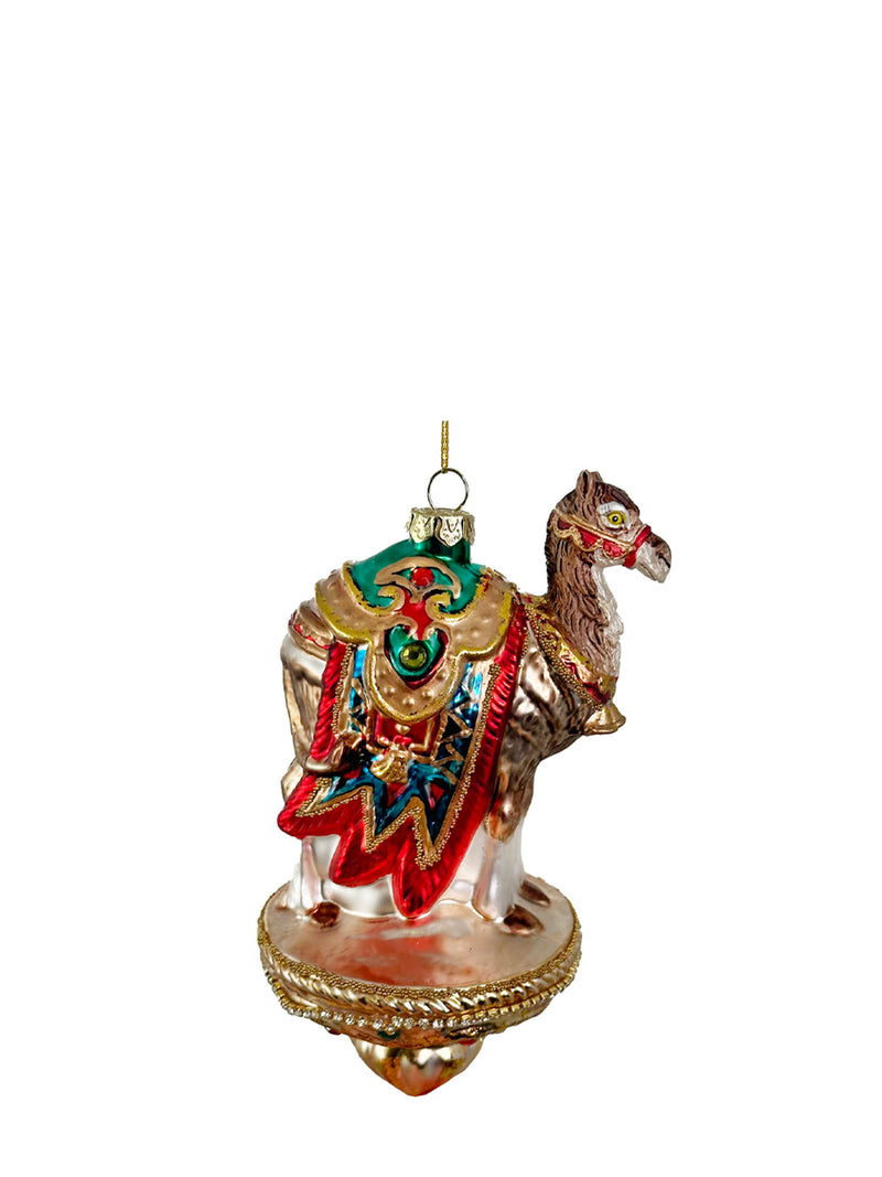 Camel glass ornament (14 cm)