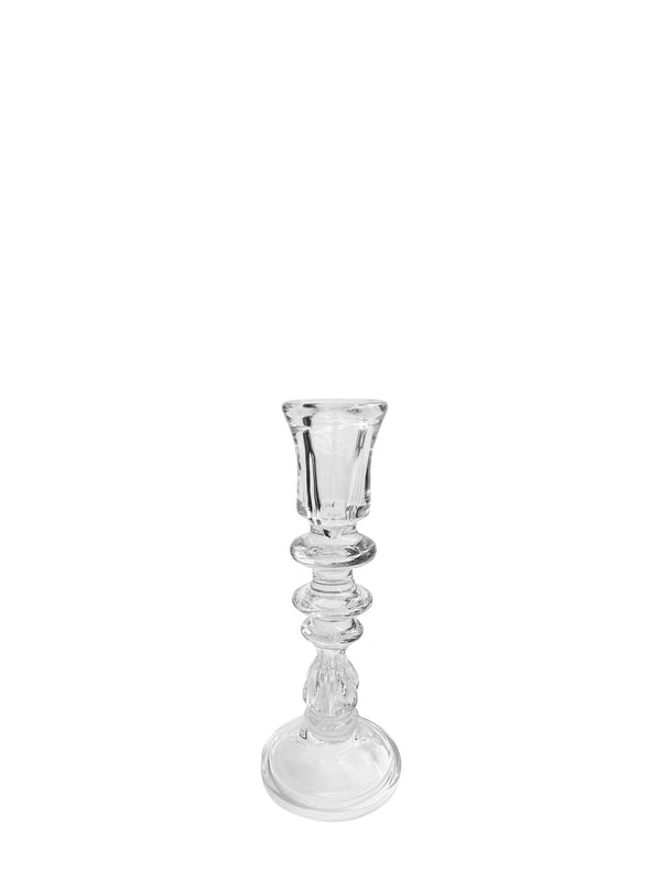 Glass candle holder, medium (24 cm)
