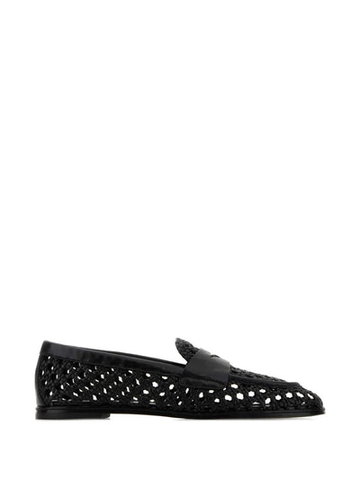 Spencer woven loafer, black