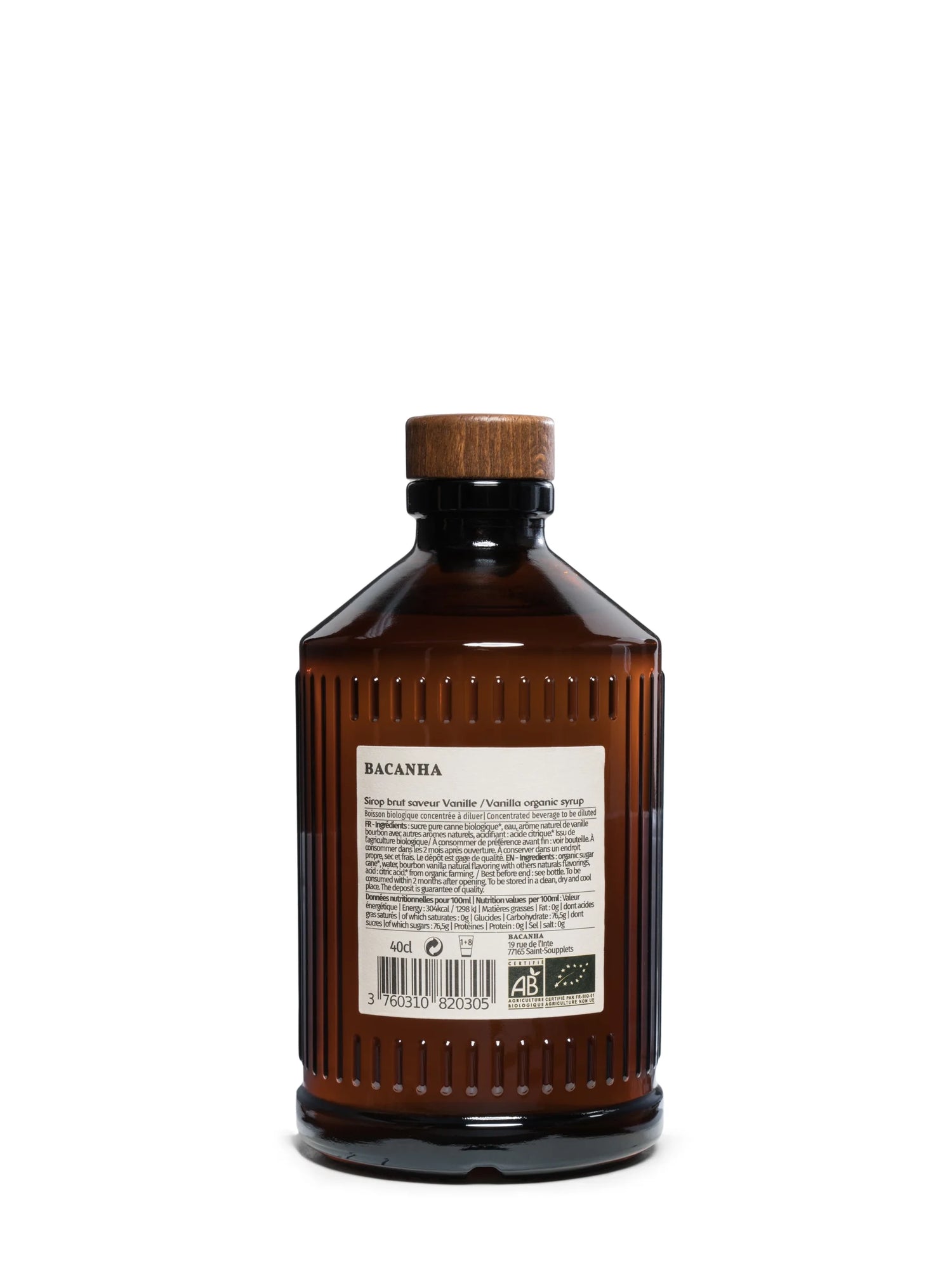 Organic Vanilla Syrup (400ml)