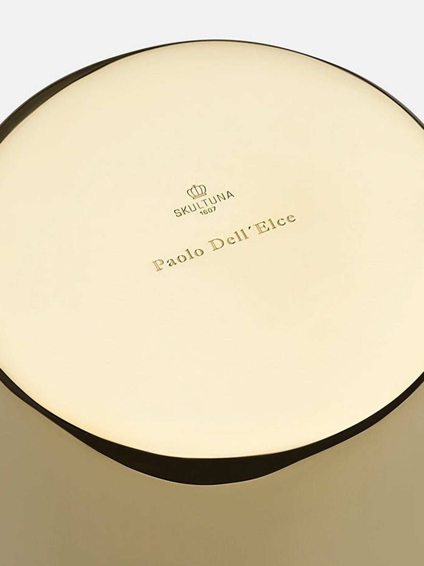 Via Fondazza model A vase, brass