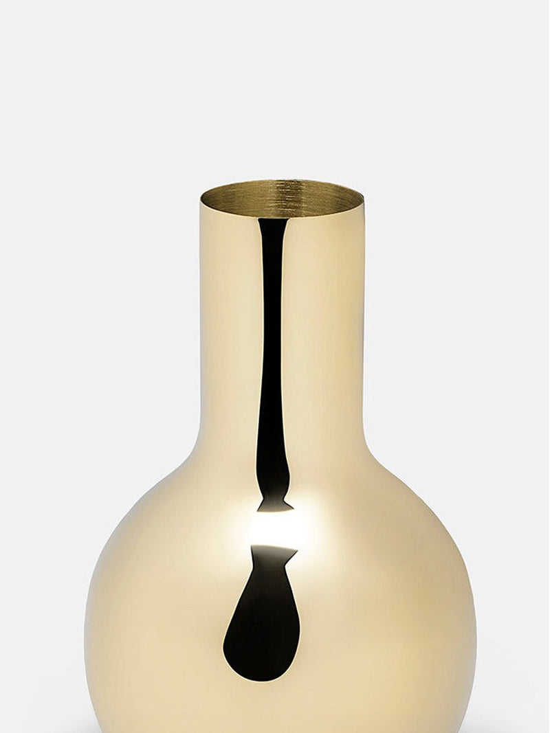 Boule small vase, brass