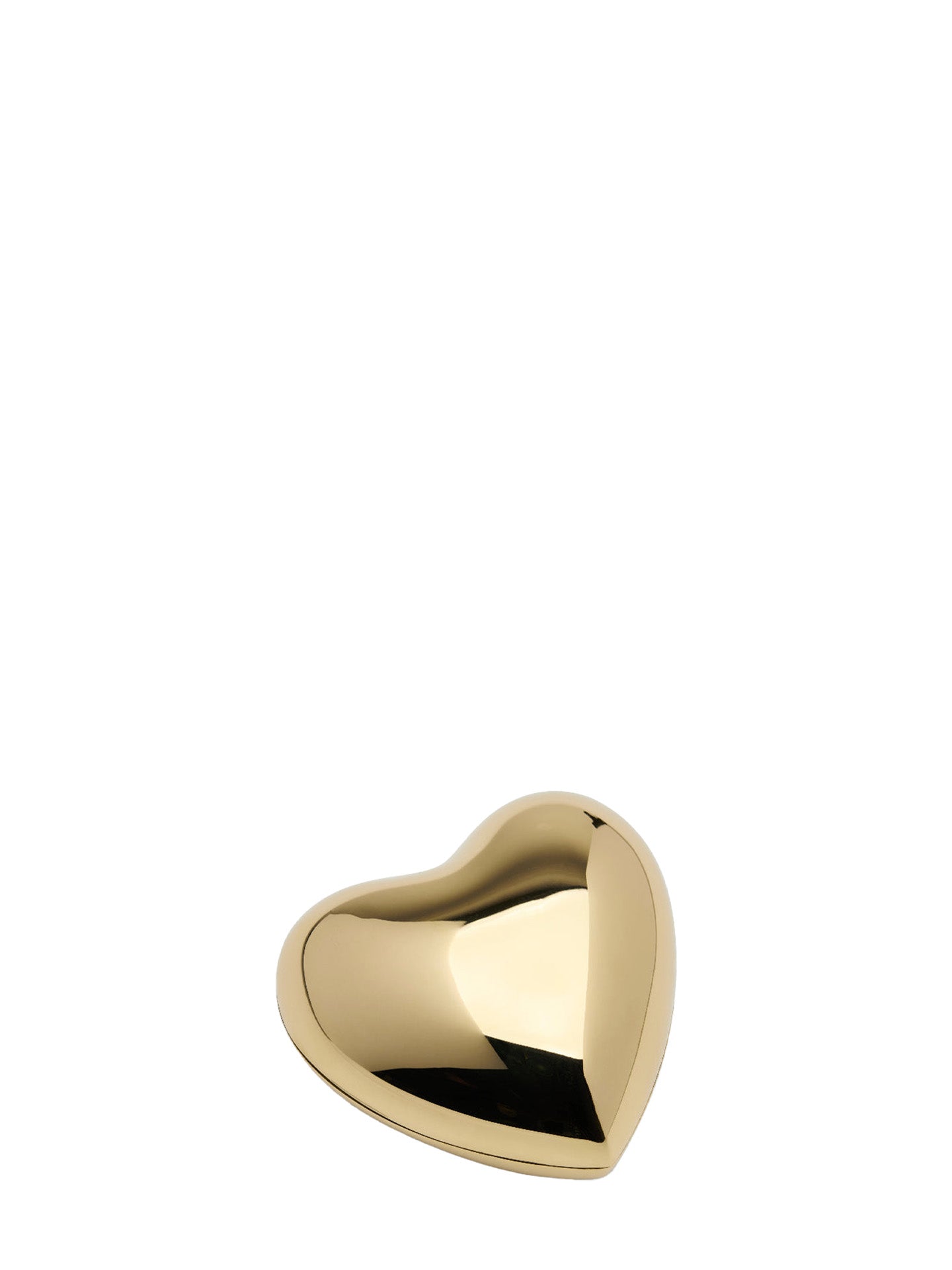 Heart box, brass