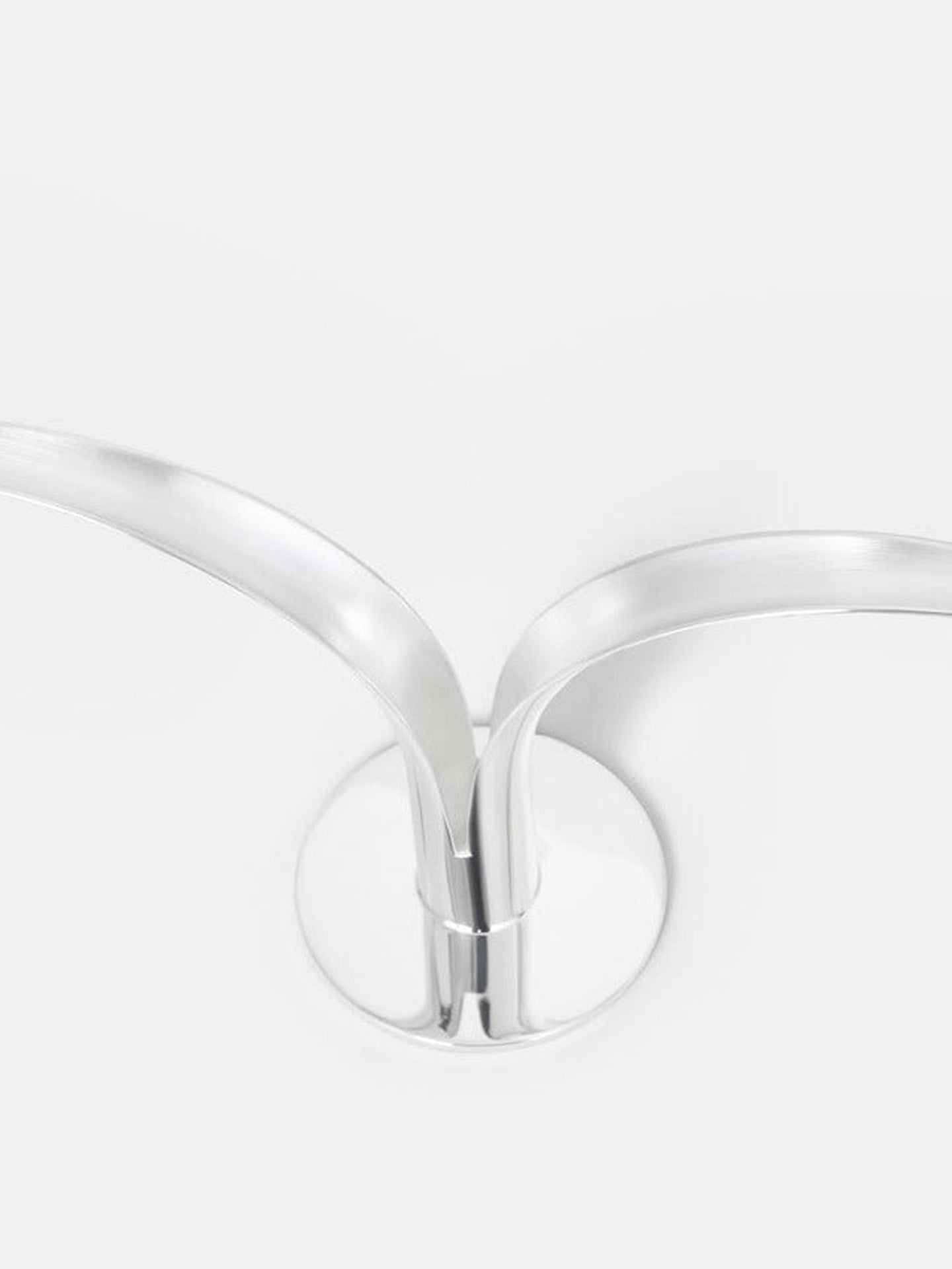 Lily candlestick, silver plated