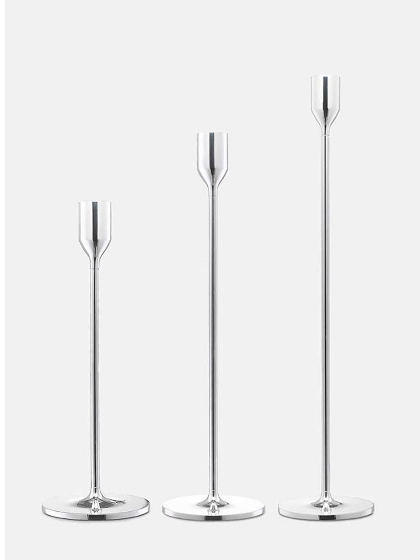 Nattlight small candlestick, silver plated