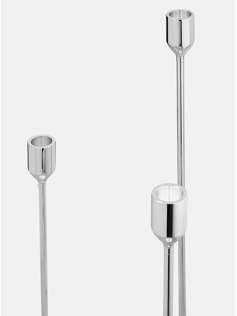 Nattlight large candlestick, silver plated