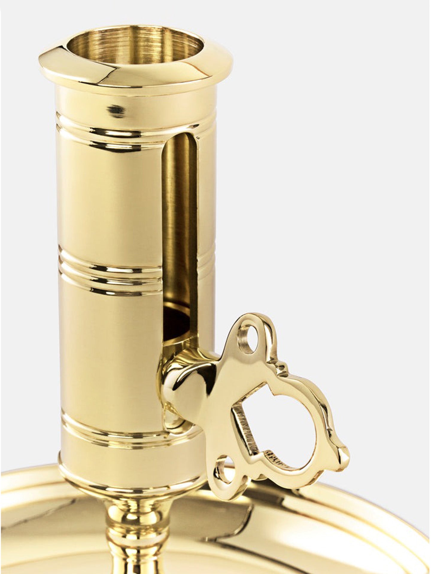 Office candlestick, brass