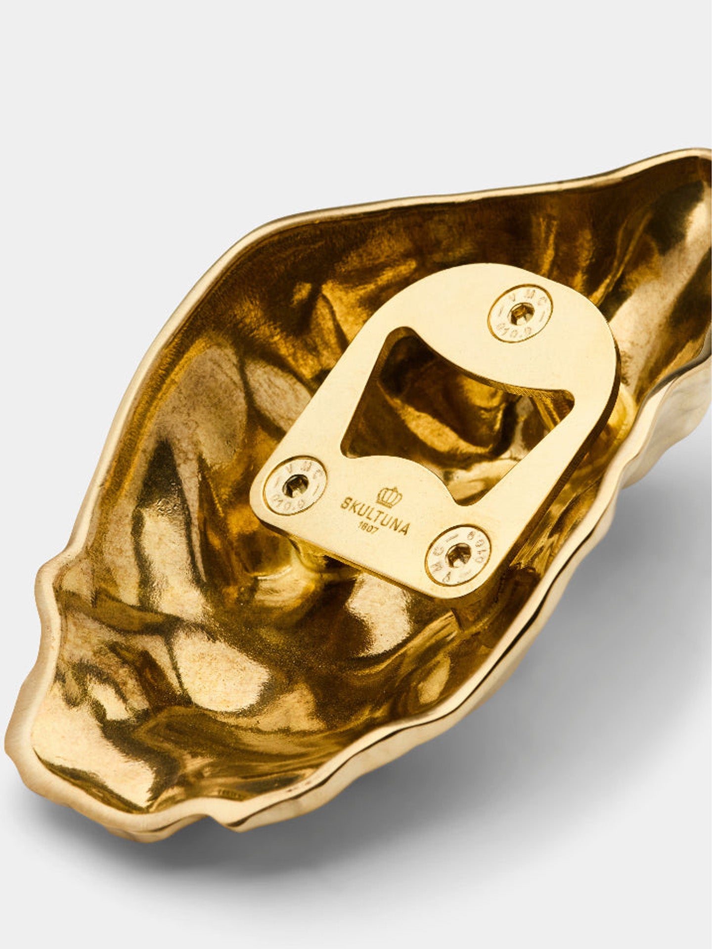 Oyster shell opener, brass