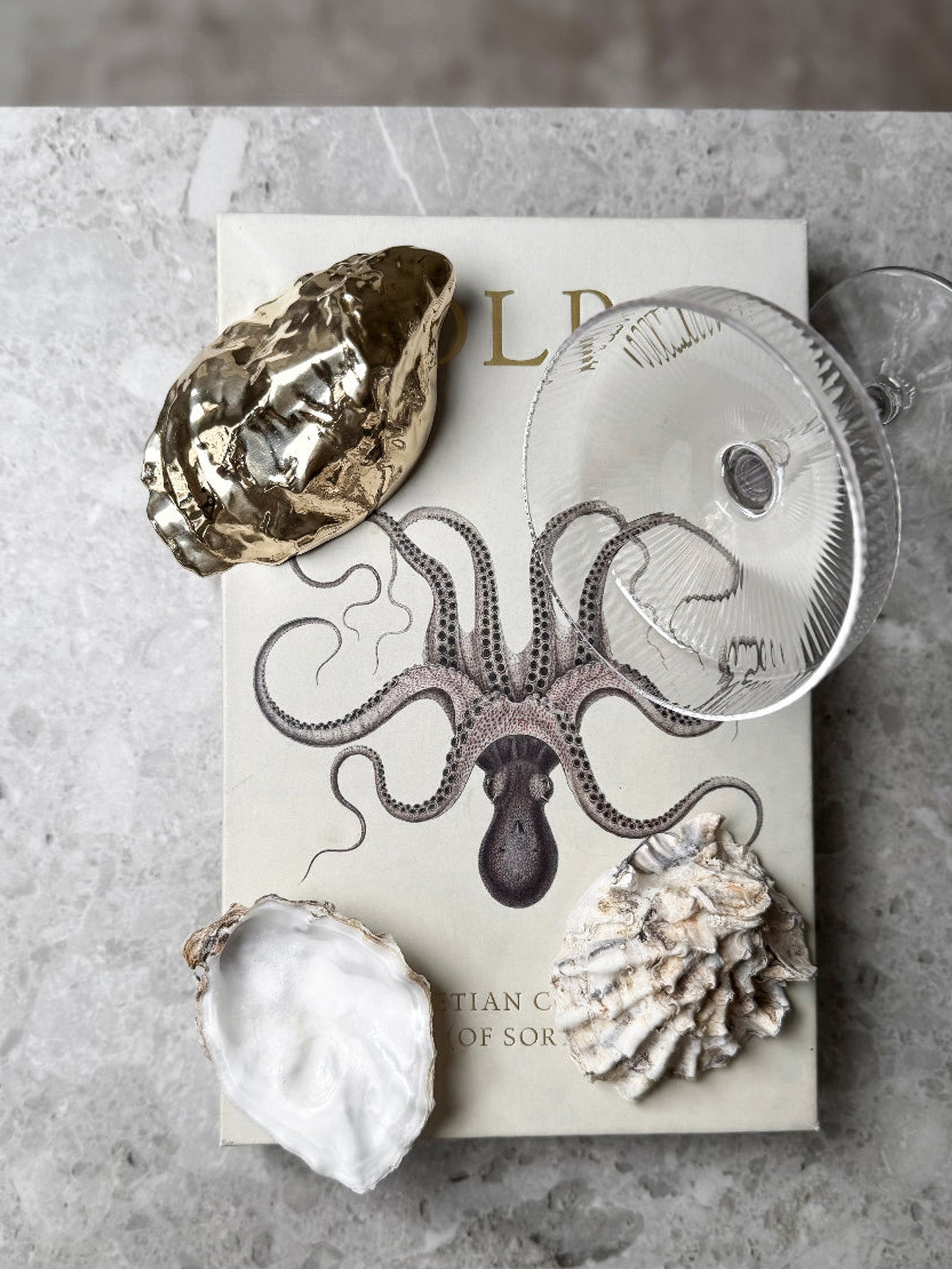 Oyster shell opener, brass