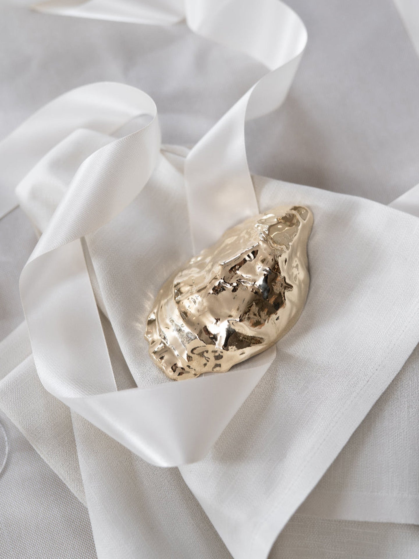 Oyster shell opener, brass