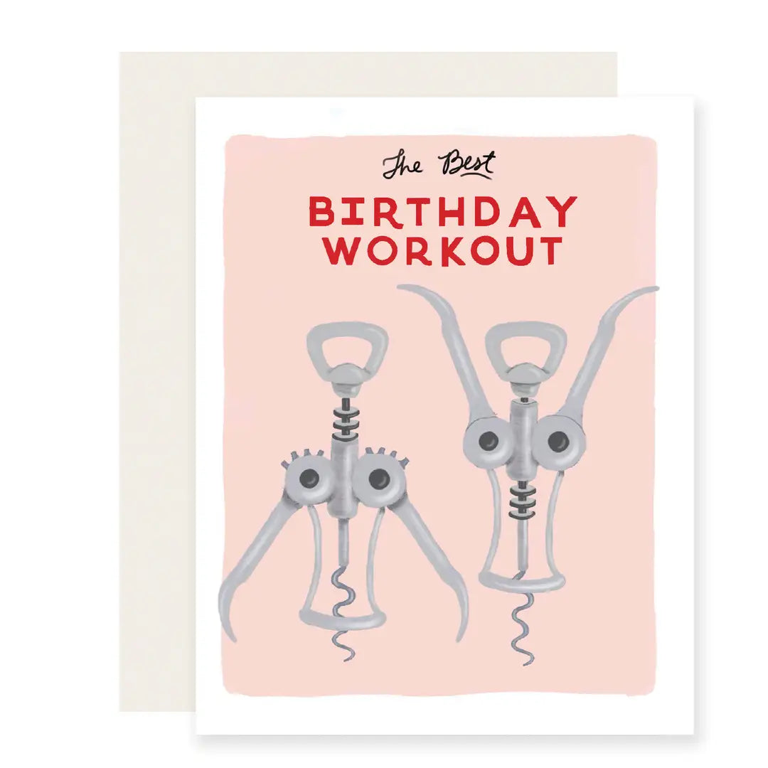 Birthday Workout card