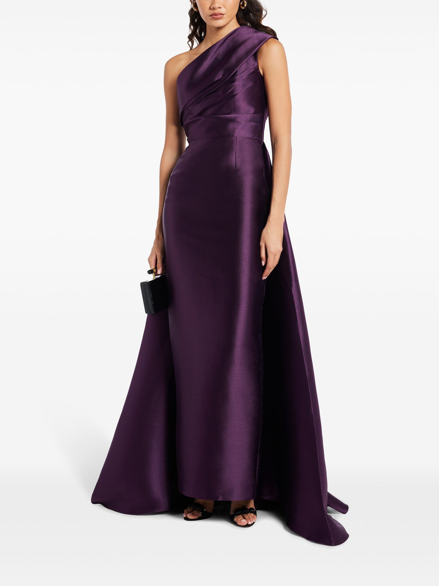 ALBA MAXI DRESS, aubergine