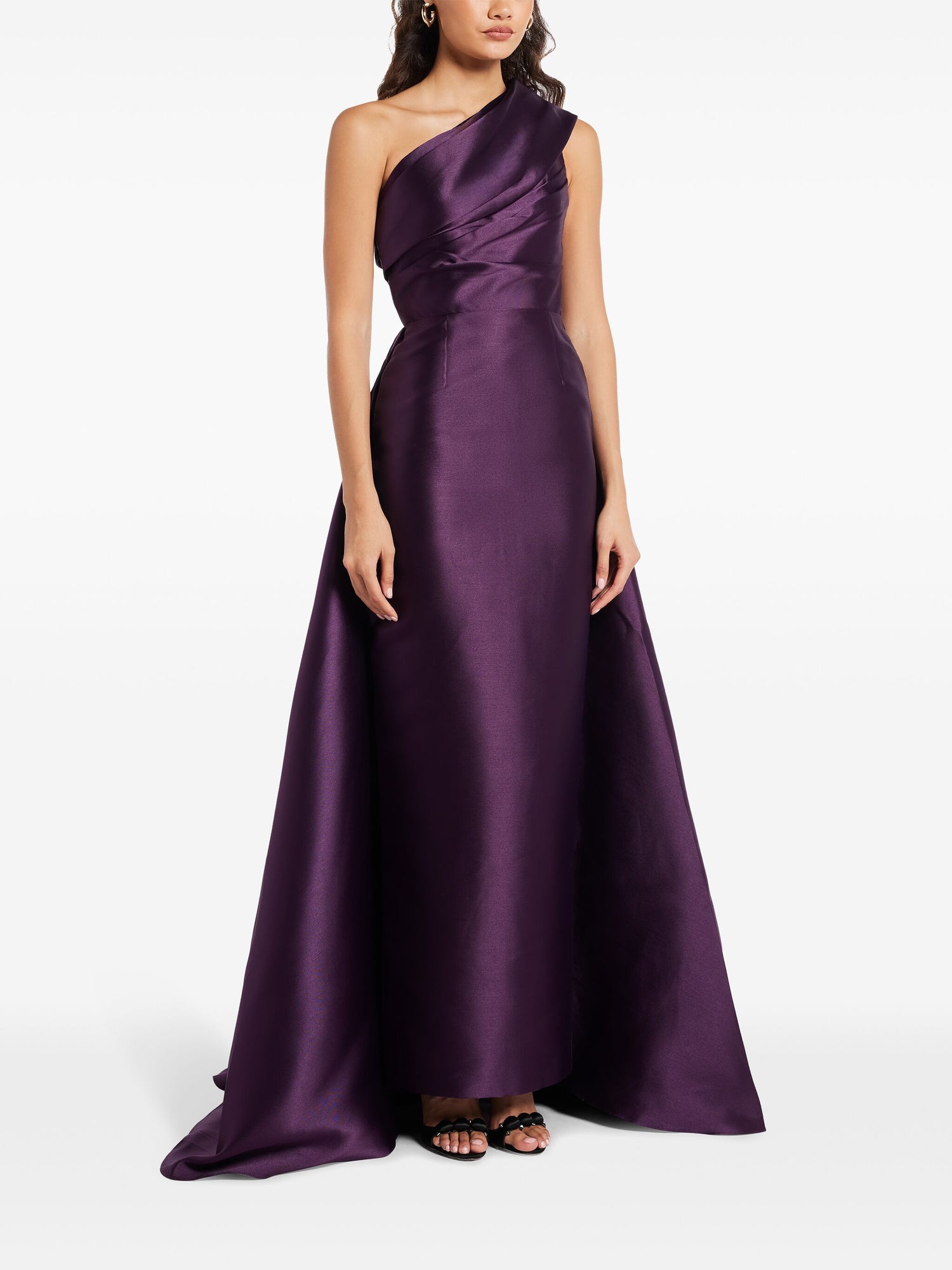 ALBA MAXI DRESS, aubergine