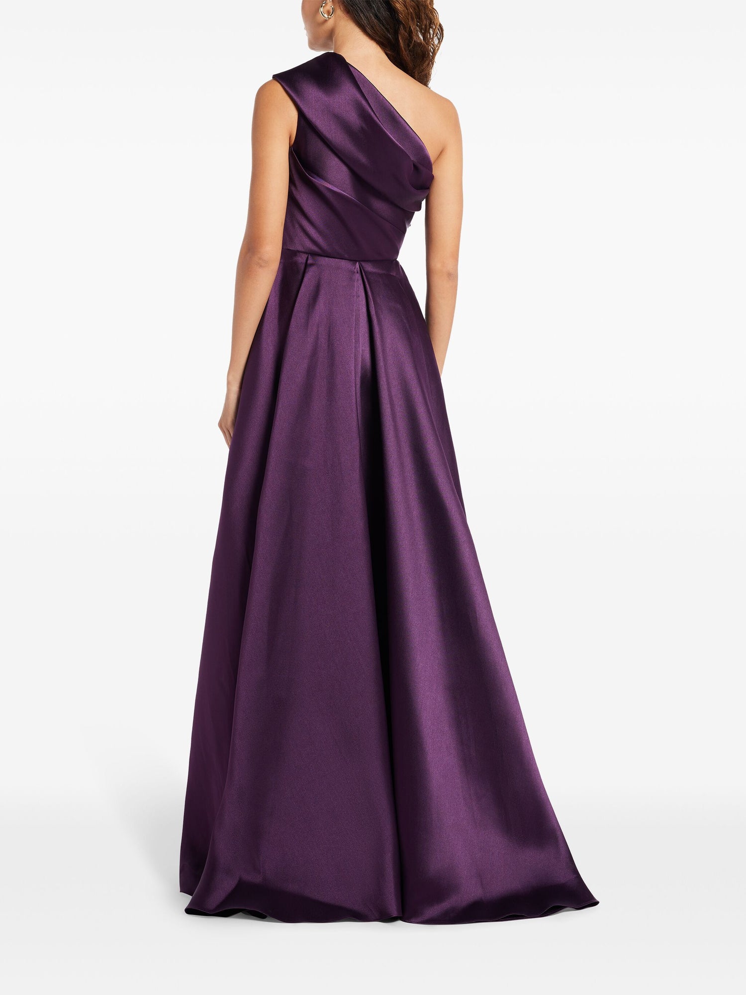 ALBA MAXI DRESS, aubergine