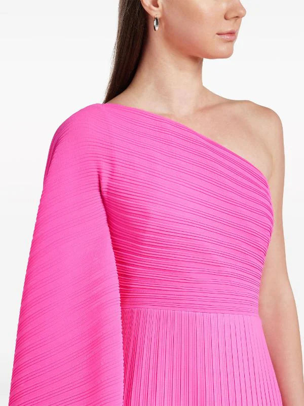 LENNA MIDI DRESS, hot pink