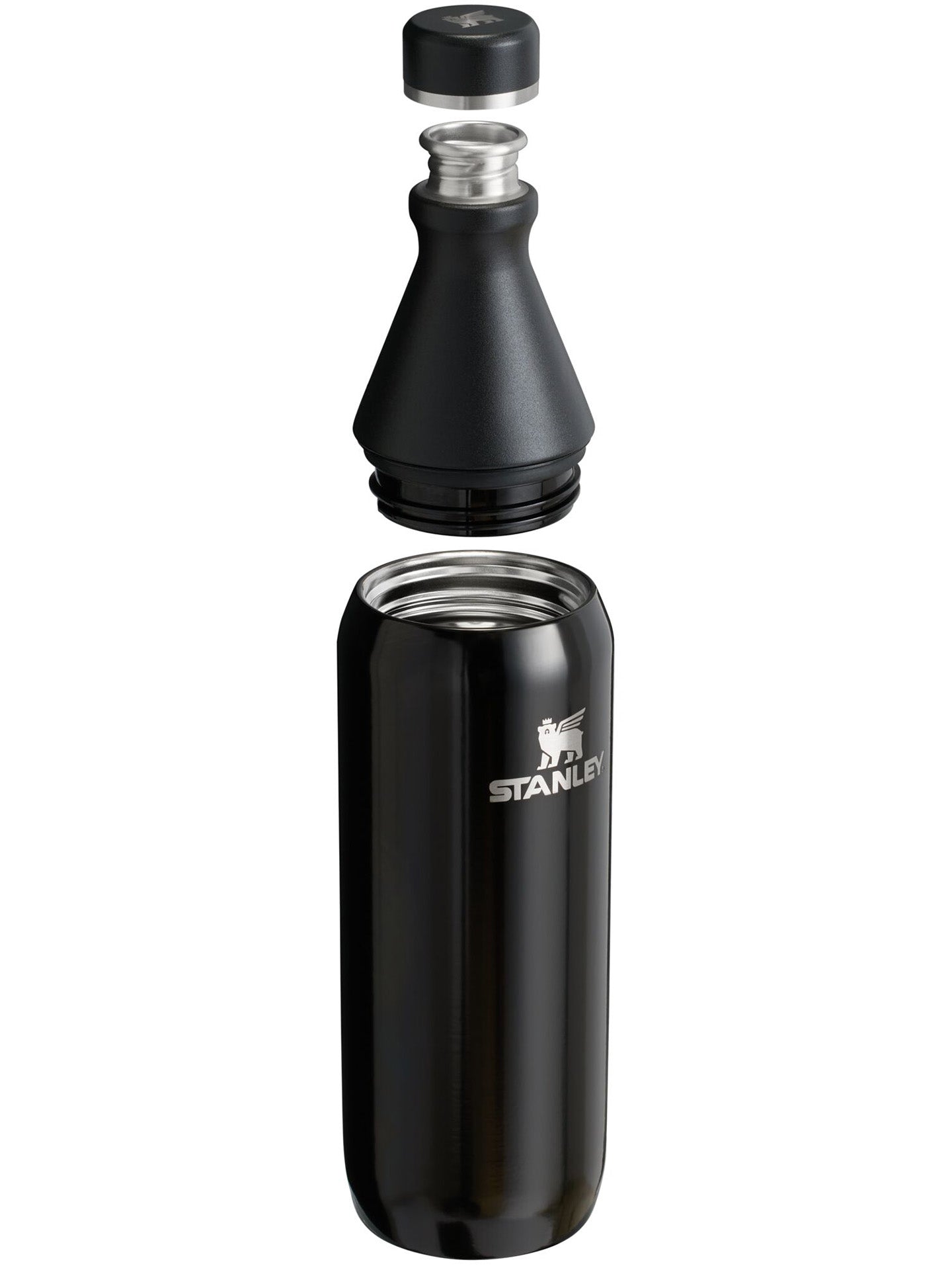 All Day Slim Bottle, Black (0,6L)