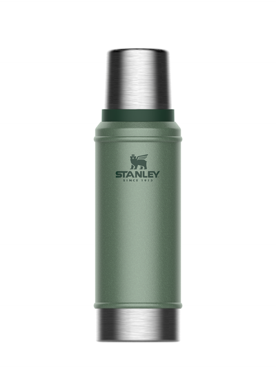 Classic legendary thermos bottle, green (0.75l)