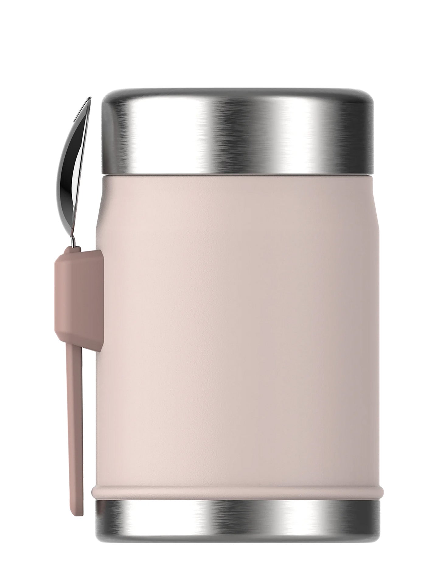 Classic legendary food jar + spork, rose (0.4L)