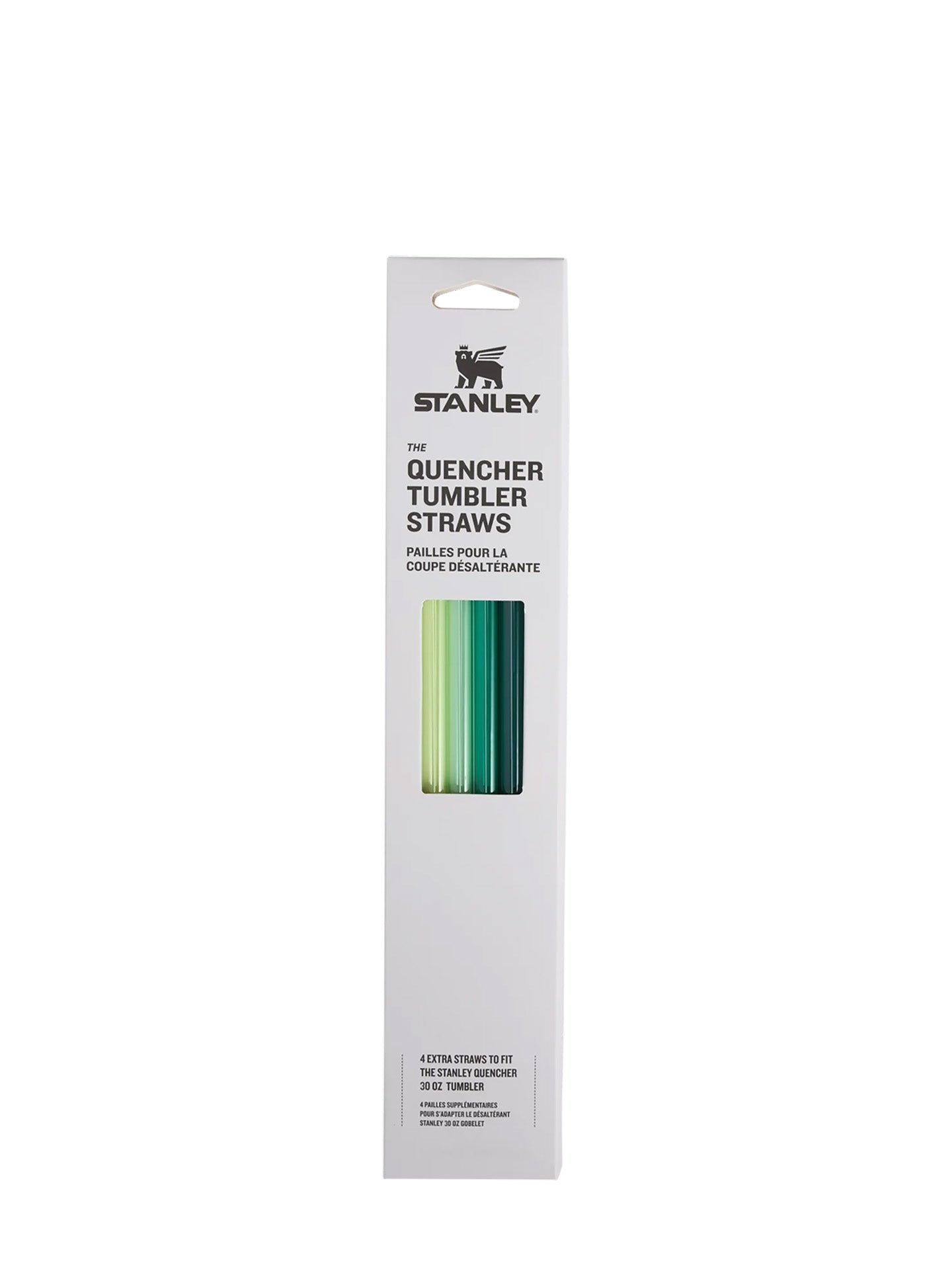 Green straws for Quencher Tumbler (0.89L), 4 pieces