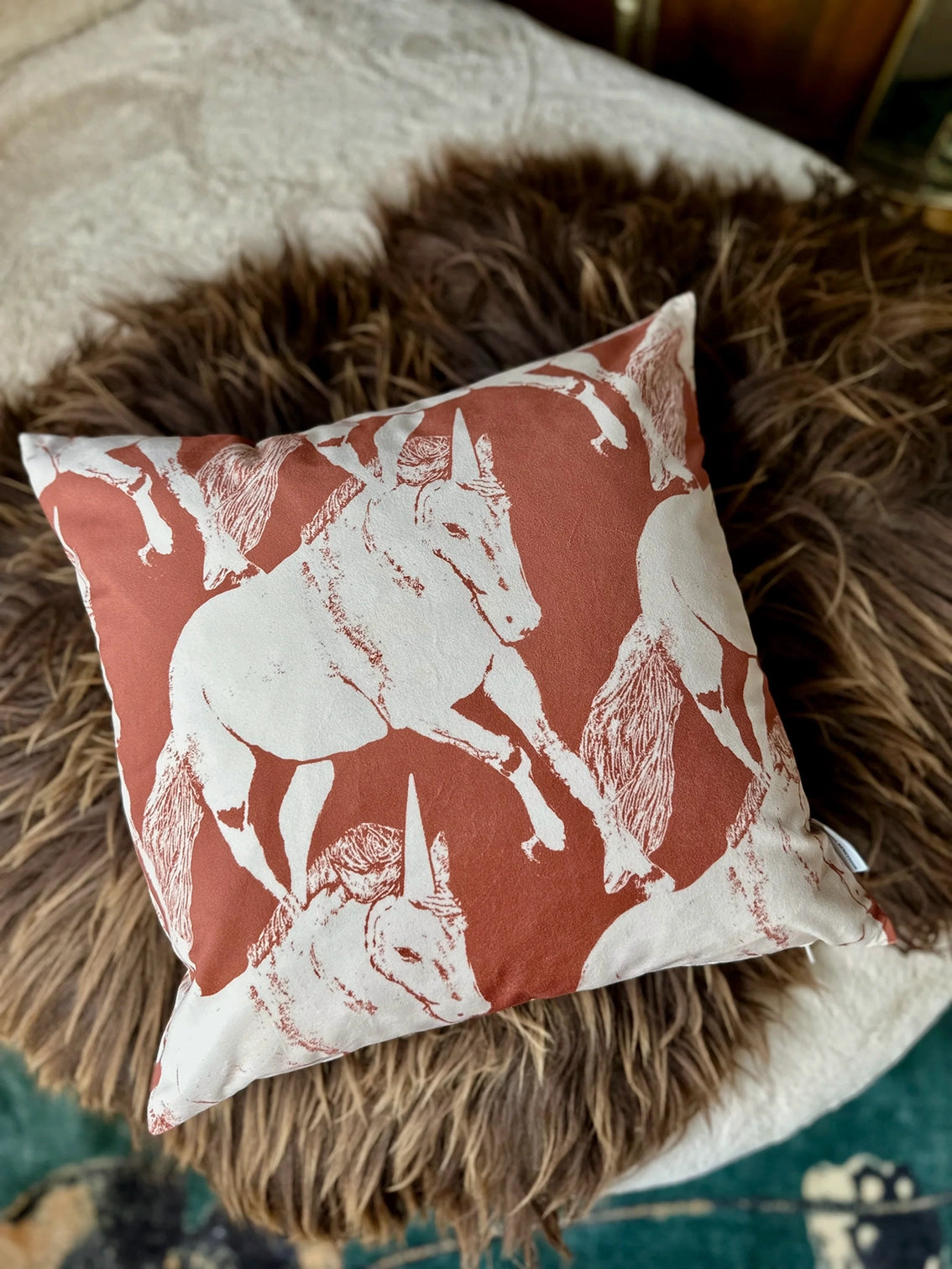 Stardust velvet cushion cover (48x48 cm)