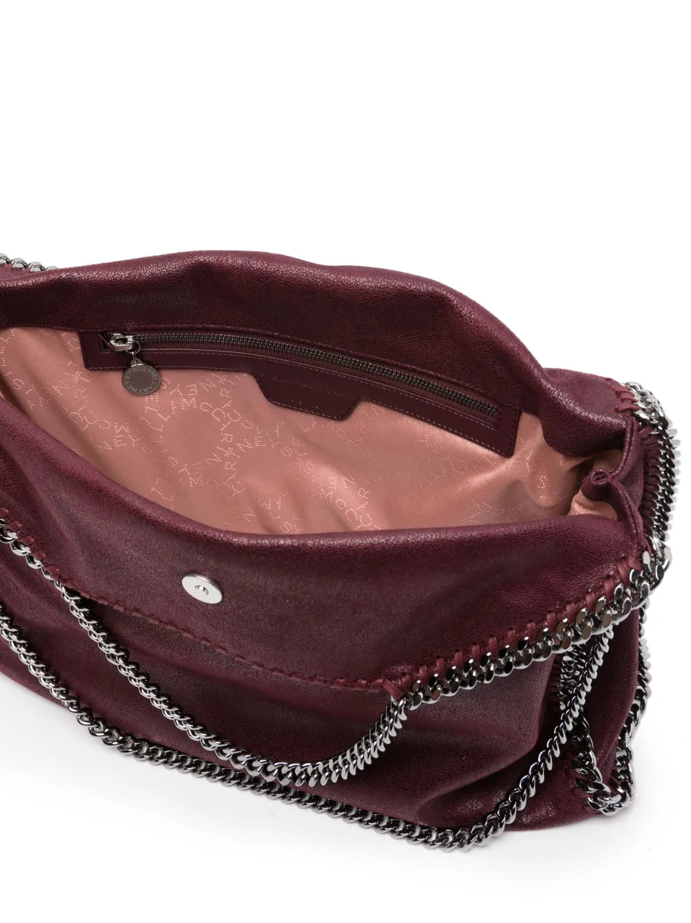 Falabella 3-Chain Bag, plum