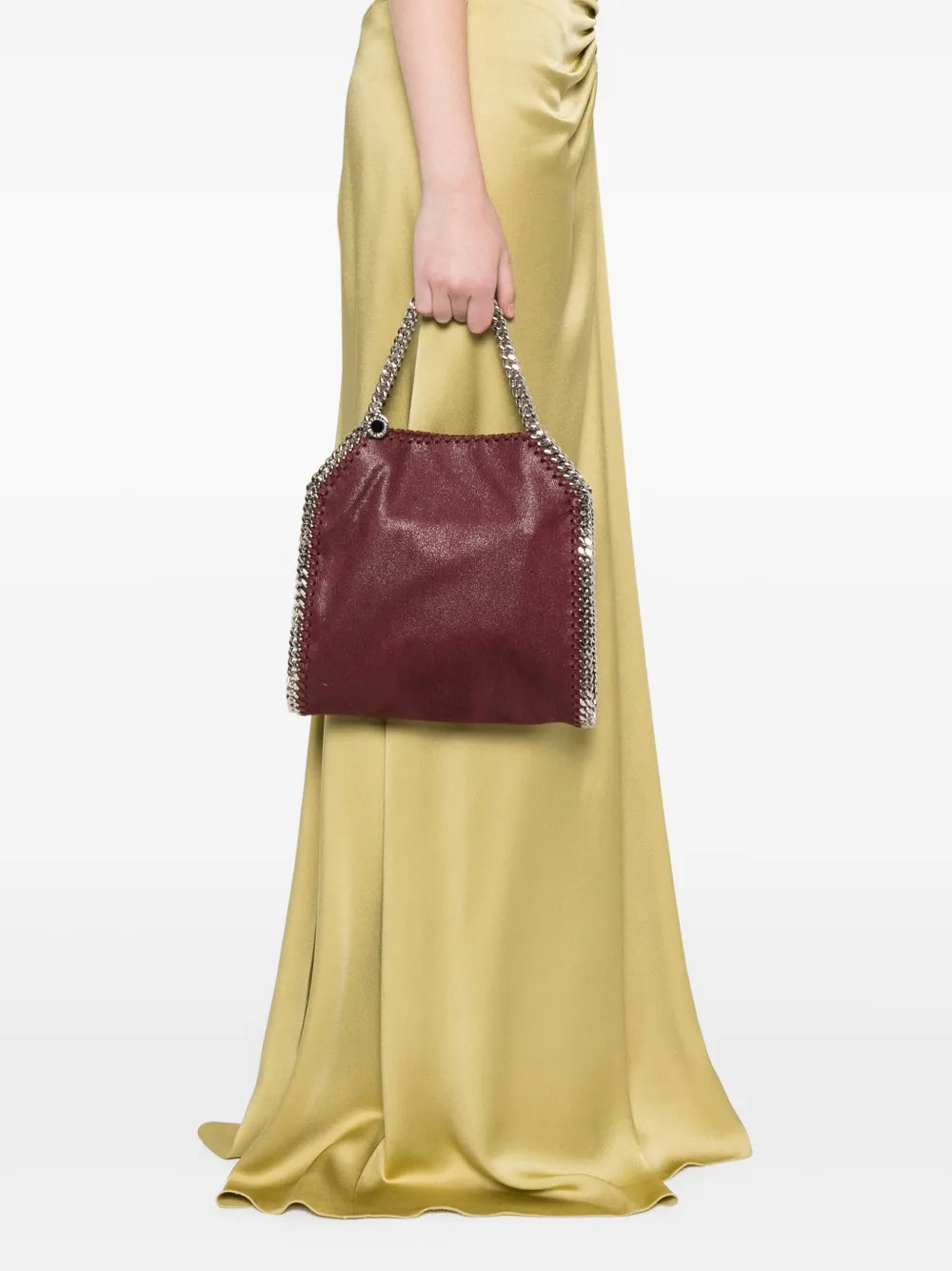 Falabella Mini Tote Bag, plum red